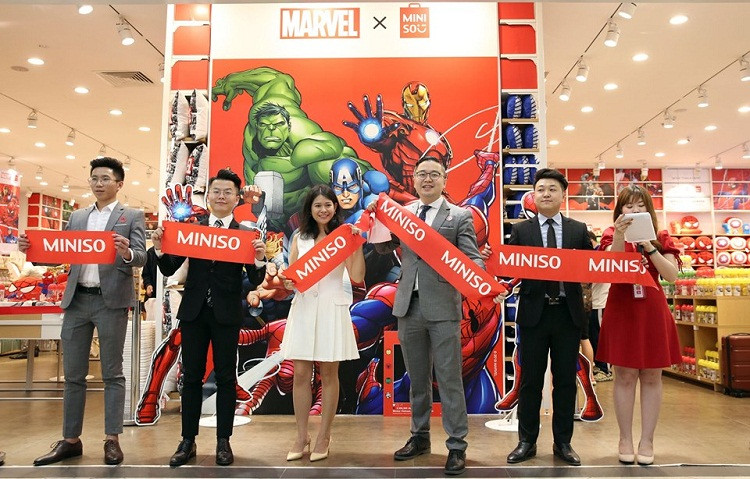 Miniso khai trương ba cửa hàng chủ đề Marvel