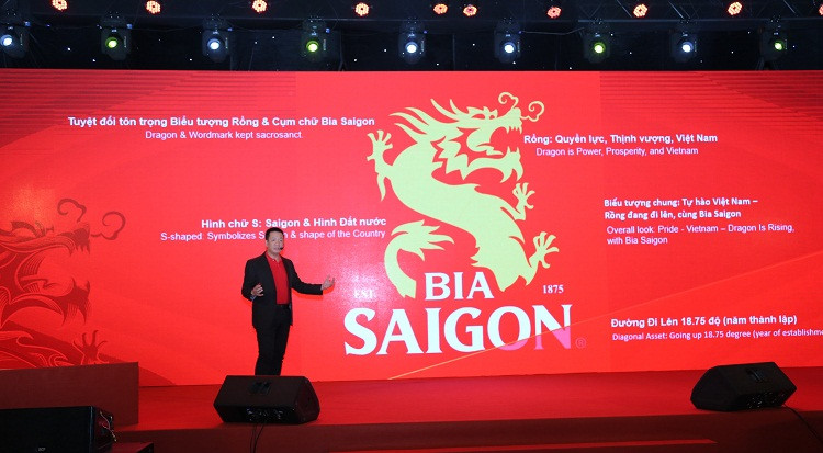 Biểu tượng Rồng - Hình ảnh mới của Bia Saigon