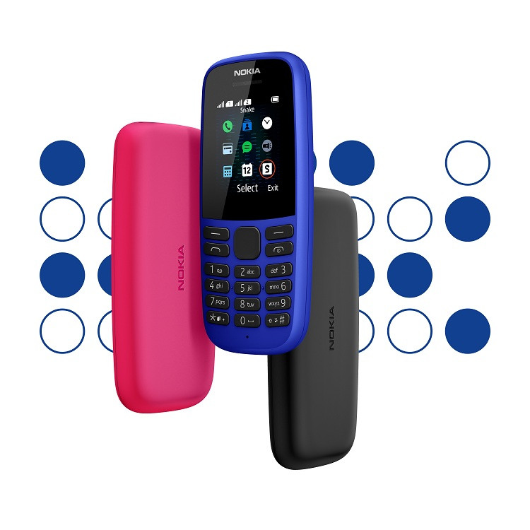 Nokia 105 mới sở hữu thời lượng pin bền bỉ
