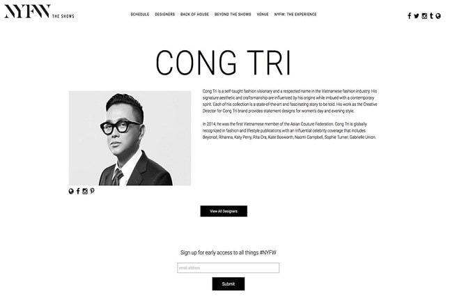 NTK Công Trí làm show Xuân-Hè 2020 ở New York Fashion Week