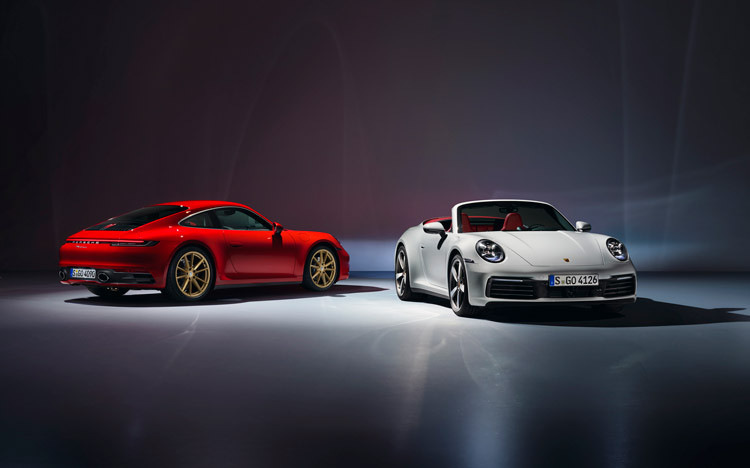 Porsche ra mắt 911 Carrera Coupé và 911 Carrera Cabriolet mới