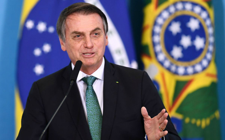 Tổng thống Brazil Bolsonaro. Ảnh: AFP