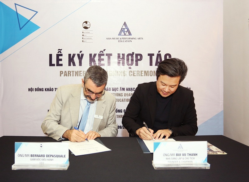 AMEB và AMPA EDUCATION ký kết hợp tác nâng cao tiêu chuẩn đào tạo âm nhạc Việt Nam