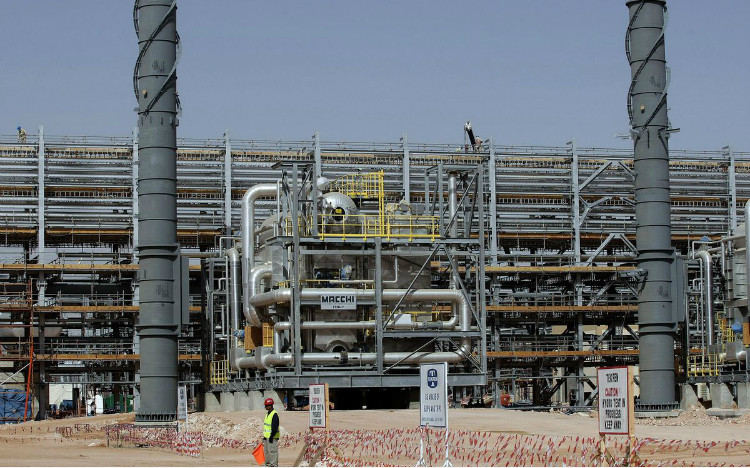 Một cơ sở lọc dầu ở Saudi Arabia. Ảnh: AFP