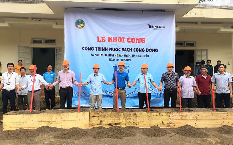 HEINEKEN Việt Nam hỗ trợ công trình nước cho cộng đồng