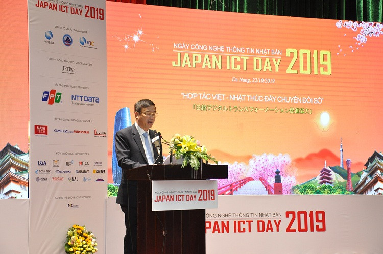 Ông Lê Trung Chinh - Phó Chủ tịch UBND TP. Đà Nẵng phát biểu tại Japan ICT Day 2019.