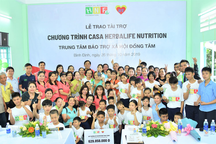 HNF tài trợ dinh dưỡng cho Trung tâm Bảo trợ Xã hội Đồng Tâm