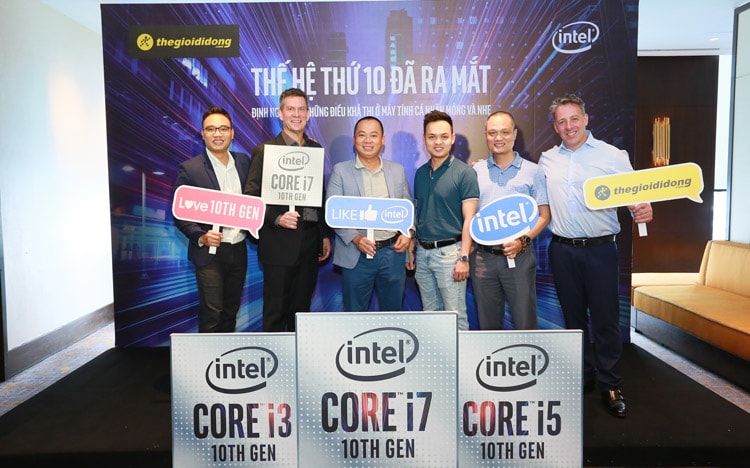 Thế Giới Di Động và Intel ra mắt bộ xử lý Intel Core thế hệ thứ 10