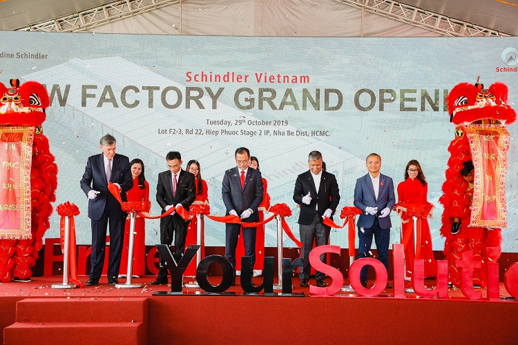 Nhà máy công nghệ cao Schindler Việt Nam chính thức hoạt động