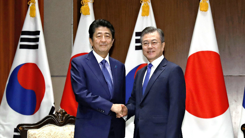 Nhật – Hàn nhất trí giải quyết xung đột thông qua đối thoại