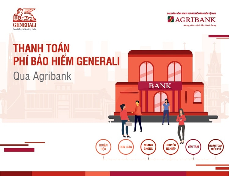 Generali Việt Nam thêm kênh đóng bảo hiểm qua Agribank