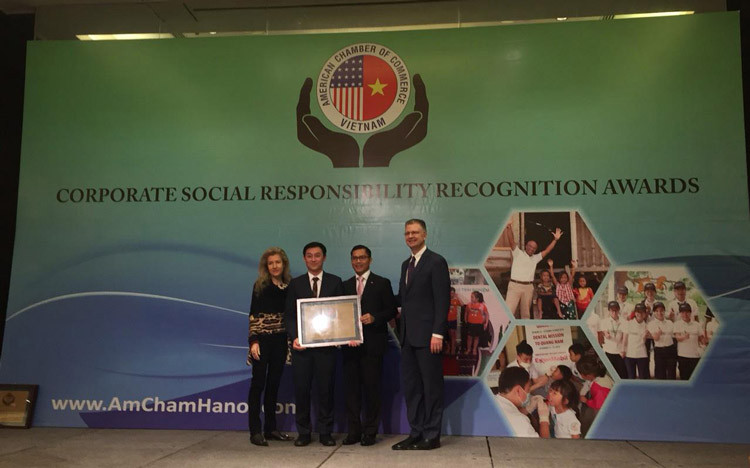 Dow Việt Nam nhận giải thưởng đóng góp vì cộng đồng