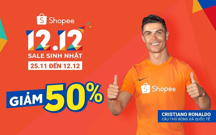 Nhiều ưu đãi cuối năm tại Shopee