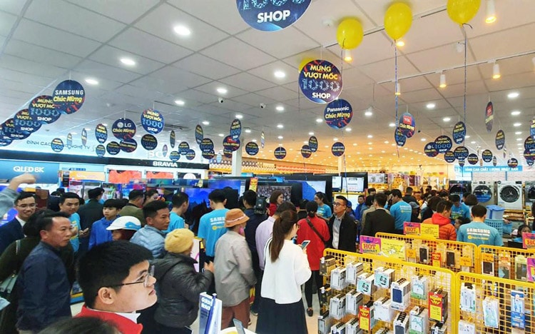 Chuỗi Điện máy Xanh vượt mốc 1.000 siêu thị