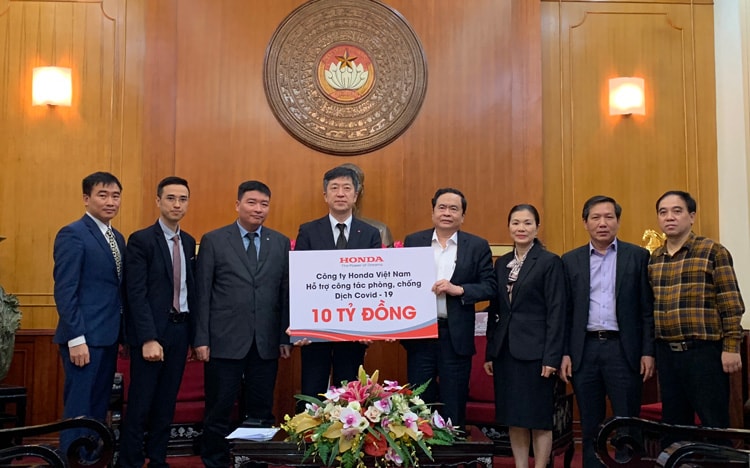 Honda chung tay chống dịch Covid-19