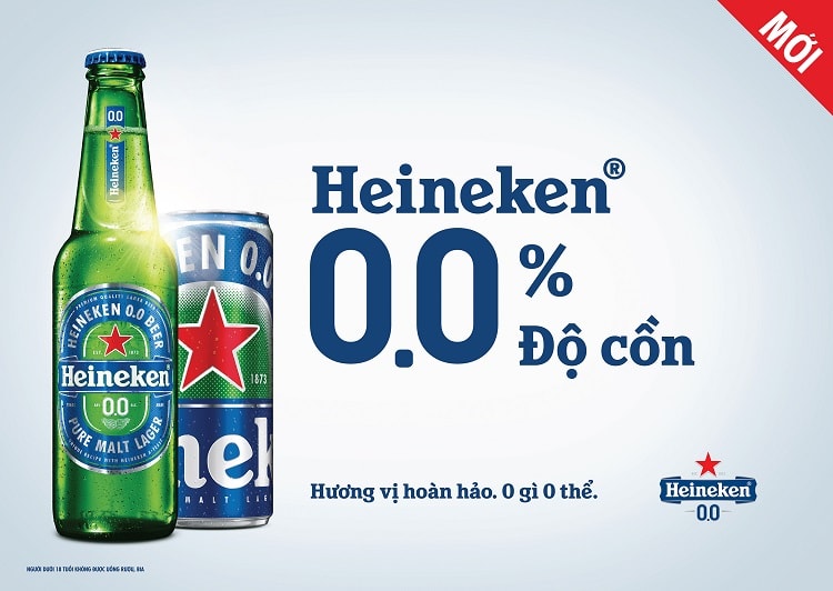 Heineken® 0.0: Hương vị tuyệt hảo với 0.0% độ cồn