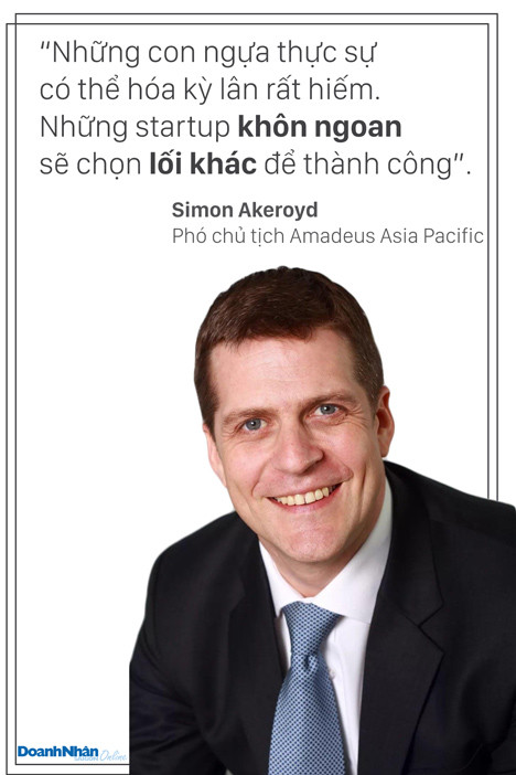 Simon Akeroyd  - Phó chủ tịch Amadeus Asia Pacific, chiến lược startup B2B