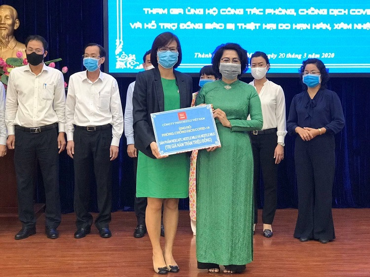 Nestlé Việt Nam hỗ trợ 3 tỷ đồng sản phẩm dinh dưỡng cho công tác chống dịch