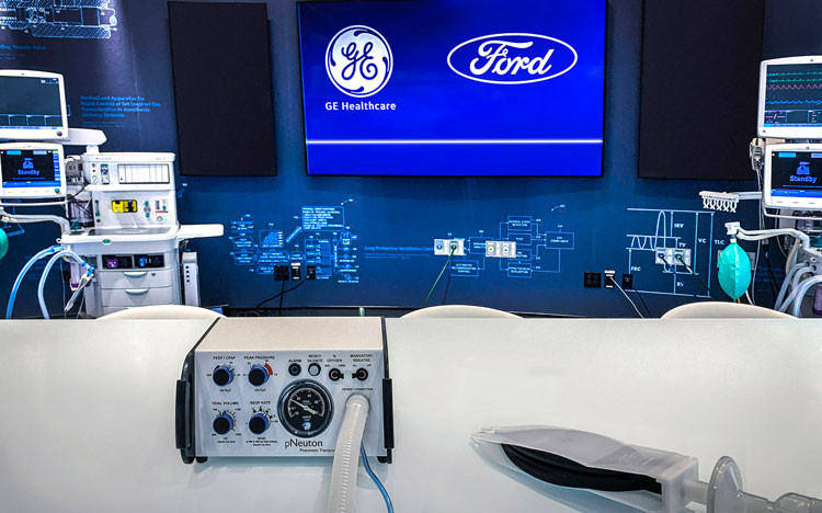 Ford Motor hợp tác với GE sản xuất 50.000 máy thở
