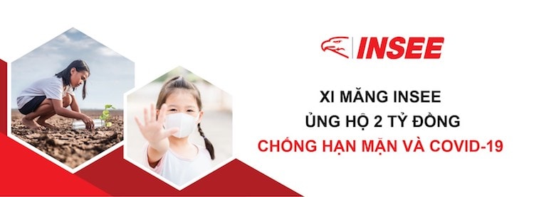 INSEE Việt Nam ủng hộ thêm 500 triệu đồng hỗ trợ phòng chống Covid-19 và hạn mặn
