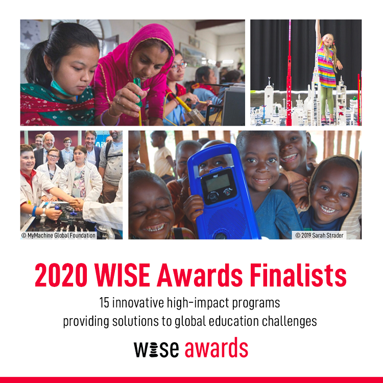 Top 15 giải thưởng giáo dục toàn cầu WISE 2020