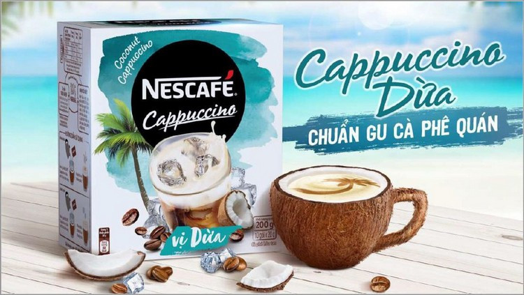 NesCafé Cappuccino vị dừa và Café Việt vị Tequila