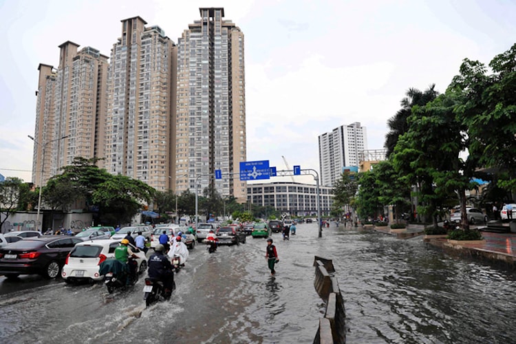TP.HCM: 22 tuyến đường còn xảy ra ngập