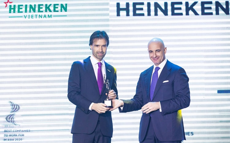Heineken Việt Nam là một trong những nơi làm việc tốt nhất châu Á 2020
