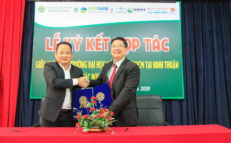 Phân hiệu Đại học Nông Lâm TP.HCM hợp tác doanh nghiệp hỗ trợ sinh viên tại Ninh Thuận