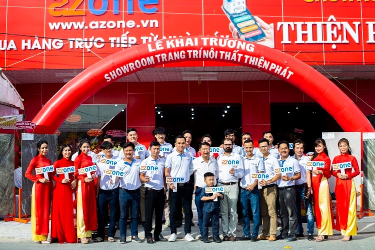 AZone khai trương biệt thự gạch Ấn Độ và văn phòng tại Kiên Giang
