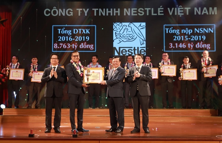 Nestlé Việt Nam được vinh danh top 30 đơn vị nộp thuế tiêu biểu