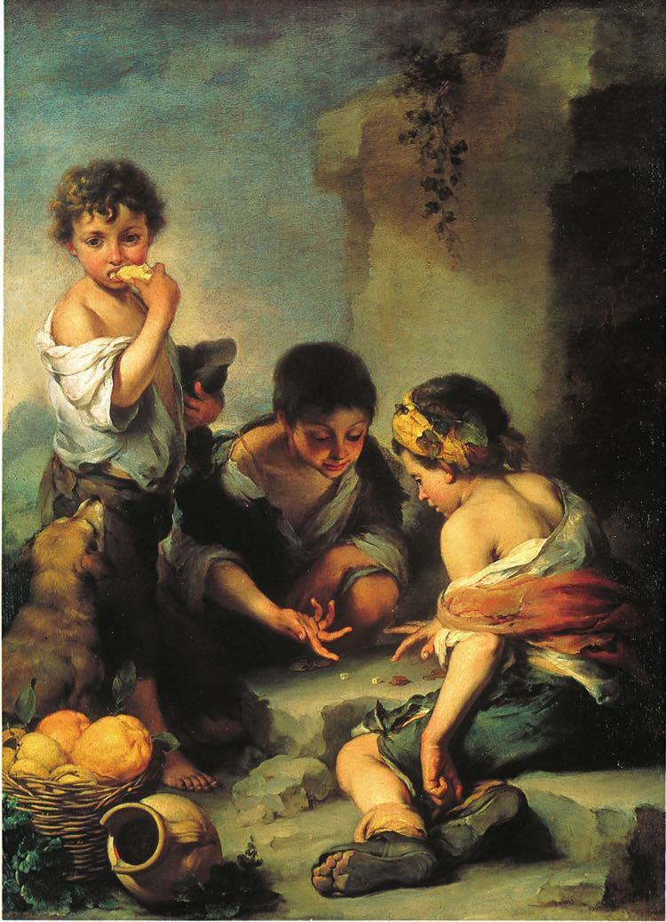 Bức Những đứa bé lang thang của Bartolomé Estebán Murillo, 1670-1675, sơn dầu trên vải