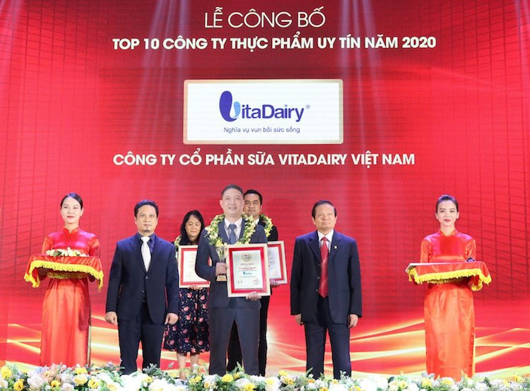 VitaDairy đứng thứ 2 trong ngành sữa bột tại Việt Nam