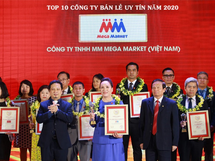 MM Mega Market giữ vị trí thứ 3 công ty bán lẻ uy tín