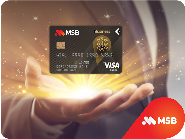 MSB ra mắt thẻ tín dụng doanh nghiệp với hạn mức đến 4 tỷ
