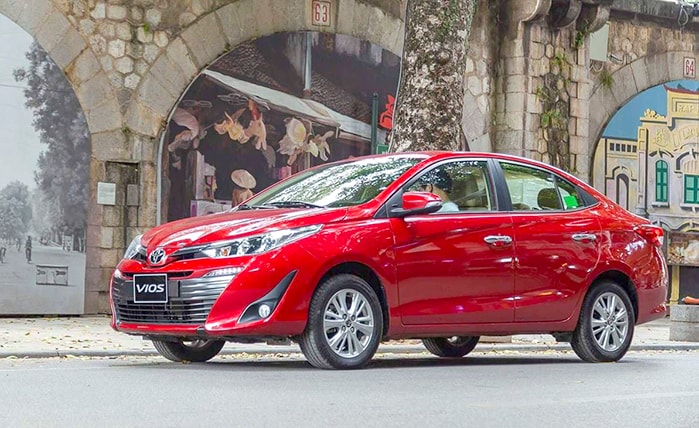 Toyota vẫn giữ ngôi vương với mẫu xe Vios.