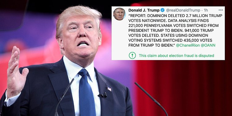 Ông Trump tố bị xoá mất hơn 2 triệu phiếu bầu cho mình vì phần mềm bầu cử bị lỗi.