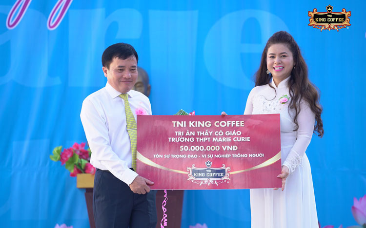 TNI King Coffee đồng hành cùng thầy cô