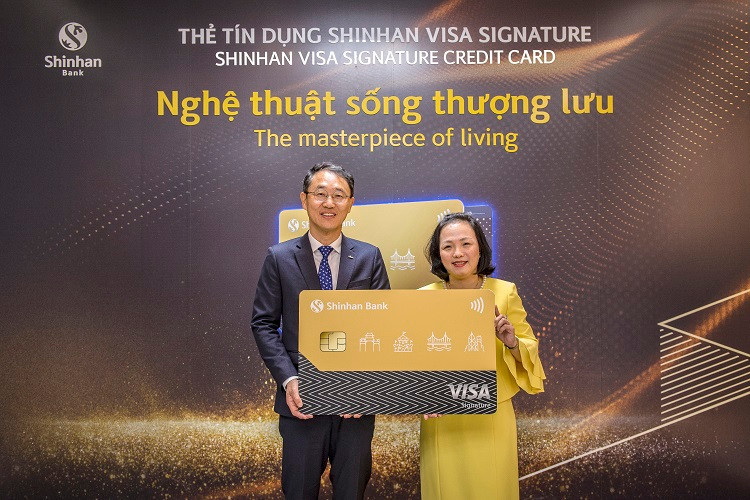 Shinhan ra mắt thẻ tín dụng Visa Signature với nhiều đặc quyền cao cấp
