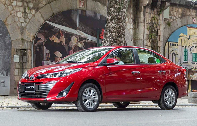 Toyota Vios vẫn giữ ngôi vị quán quân thị trường ô tô trong nhiều tháng liên tiếp.