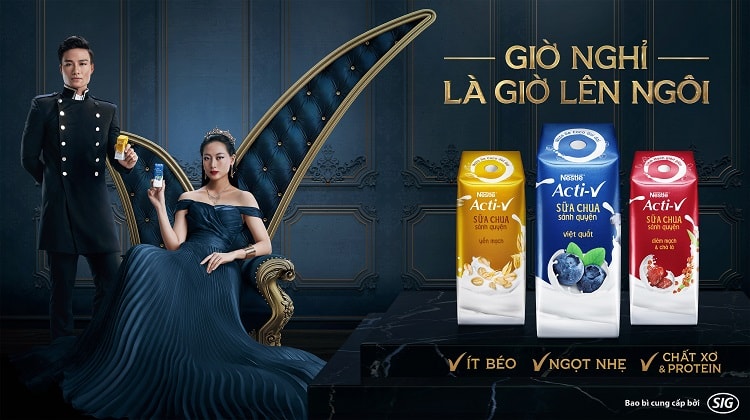 Ra mắt sữa chua sánh quyện Nestlé ACTI-V
