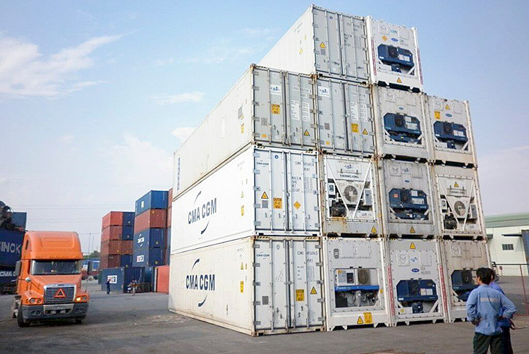 Container lạnh đã thiếu lại còn tăng giá 2-5 lần khiến doanh nghiệp xuất khẩu lao đao.