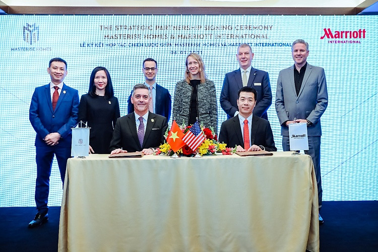 Cái bắt tay lịch sử giữa Masterise Homes & Marriott International nhằm mang tới dự án Branded Residence (Bất động sản hàng hiệu) lớn nhất thế giới đến Việt Nam
