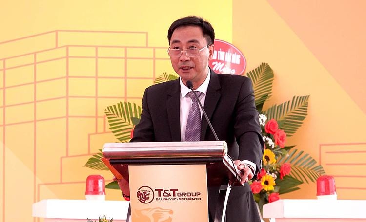 [Ông Nguyễn Anh Tuấn - Phó Tổng giám đốc Tập đoàn T&T Group phát biểu tại buổi lễ
