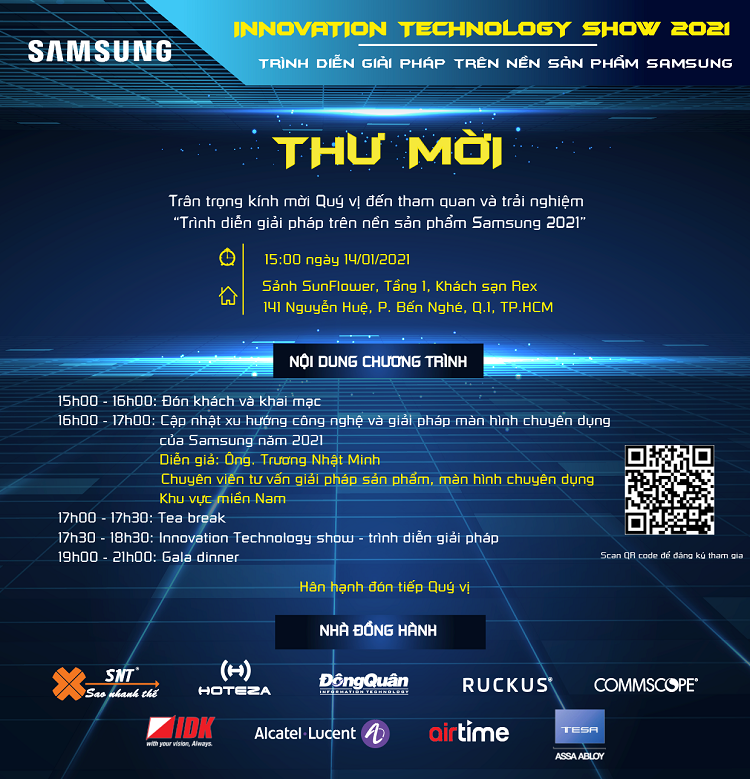 Innovation Technology Show 2021 - Trình diễn giải pháp trên nền sản phẩm Samsung