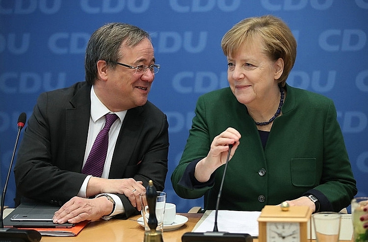 Với việc chọn ông Laschet, CDU đã khẳng định quyết tâm đi theo con đường của Thủ tướng Merkel. Ảnh: Getty Images