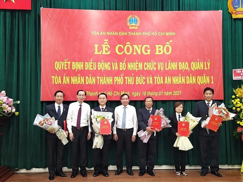 Bổ nhiệm Chánh án Toà án Nhân dân thành phố Thủ Đức