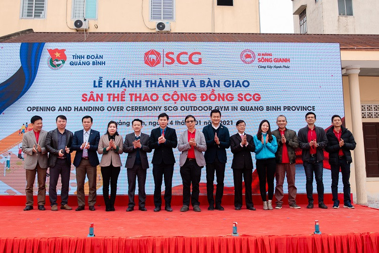 SCG xây dựng sân thể thao cộng đồng kiểu mẫu tại tỉnh Quảng Bình
