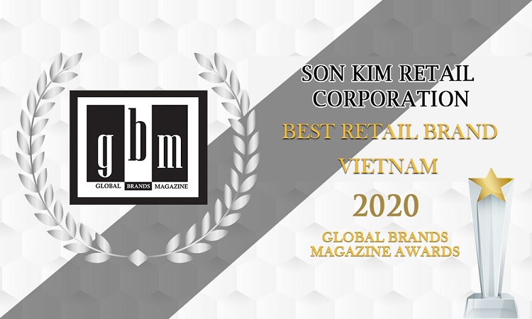 Tập đoàn Sơn Kim Retail được vinh danh “Thương hiệu bán lẻ tốt nhất Việt Nam 2020”