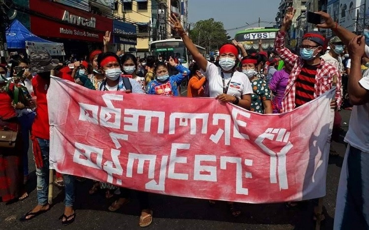 [Caption]Trong khi cuộc khủng hoảng Myanmar chưa thể sớm kết thúc, vấn đề của nước này đang là “bài thuốc thử” đối với ASEAN